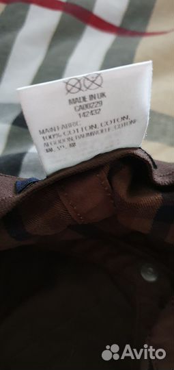 Бейсболка Burberrys,Aquascutum