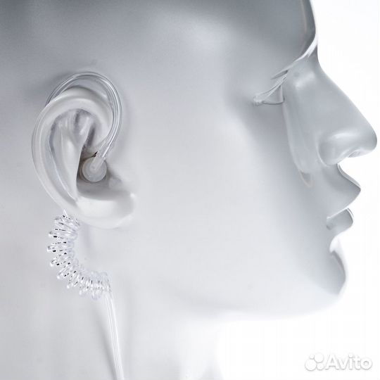 Гарнитура для рации с ларингофоном простая GT-60