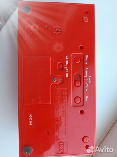 Часы будильник lego