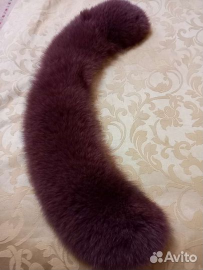 Меховой воротник песец