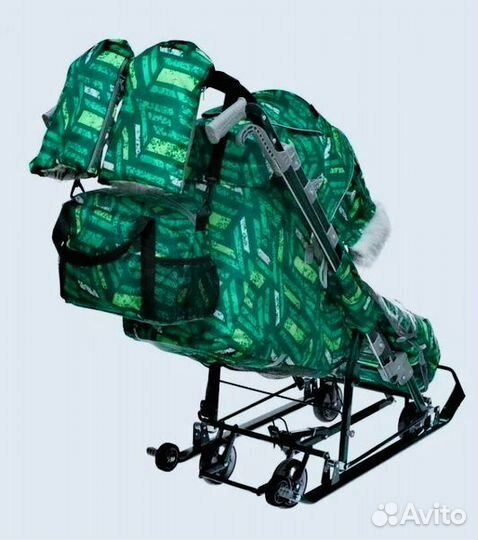 Санки-коляска Nika 7-8S