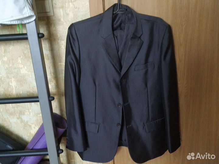 Костюм школьный 140-146 черный, 158-164 серый