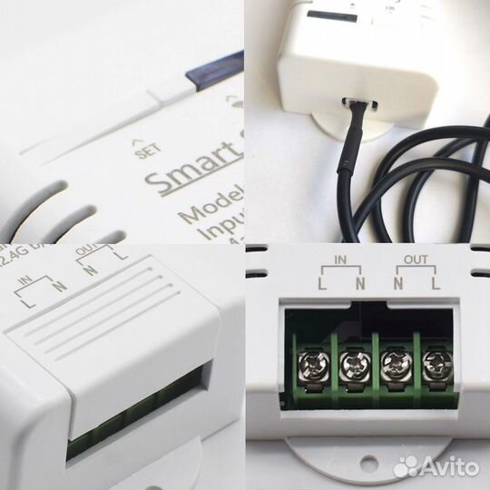 Реле eWeLink 16A, Wi-Fi, датчик температуры, Алиса