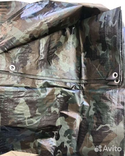 Тент укрывной камуфляж люверсы