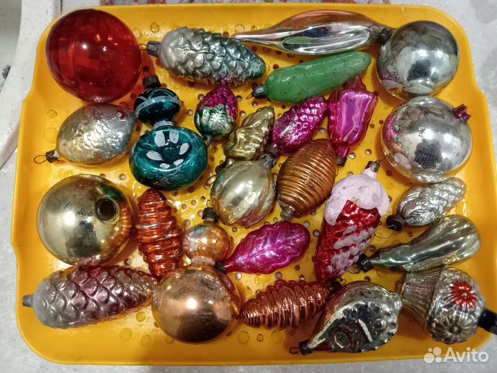 Елочные игрушки СССР