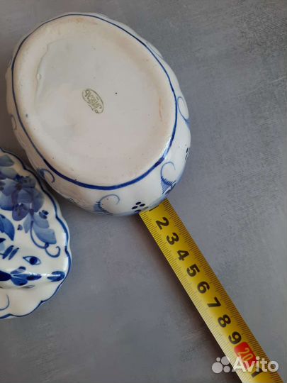 Шкатулка гжель