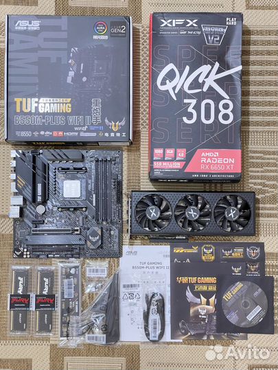 Ryzen 7 5700X+asus TUF wifi II+64GB RAM+win11PRO