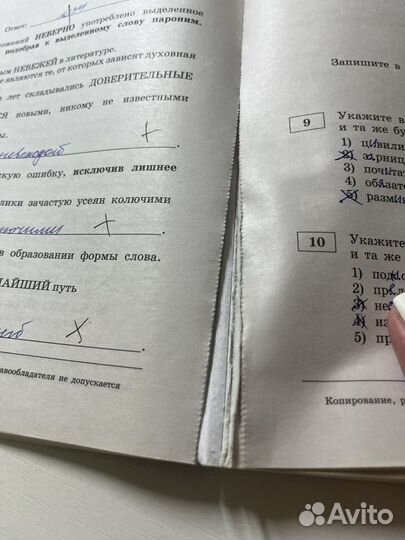 Сборник русский ЕГЭ 2024