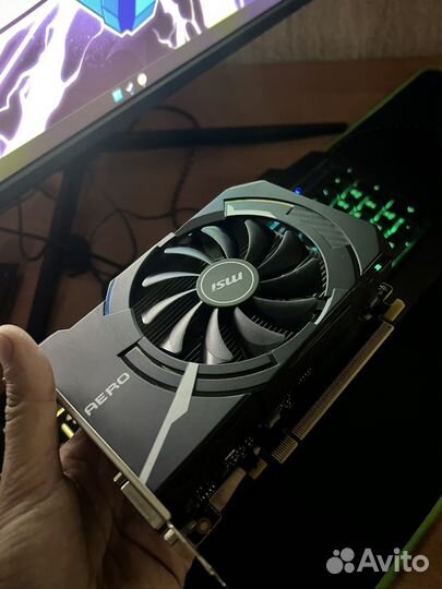 Видеокарта MSI GTX 1050 aero