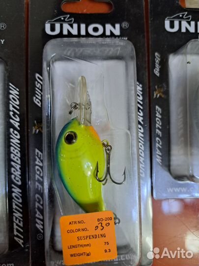 Лучший воблер на щуку и судака Union