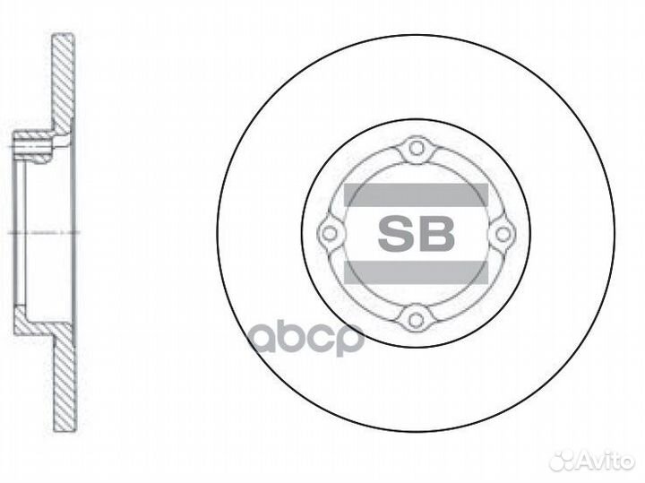 Диск тормозной chevrolet spark 05/daewoo matiz