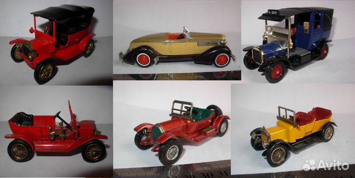 Модели Lesney Dinky Matchbox 1/35-1/50 старые