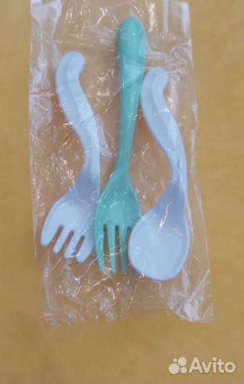 Для кормления вилки,ложка новые