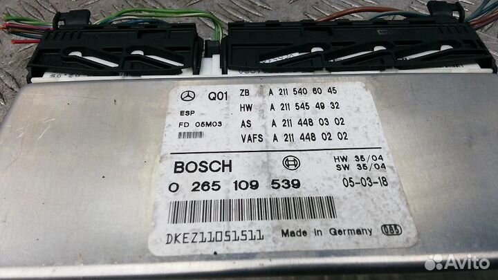 Блок управления (разное) Mercedes-Benz E-Class