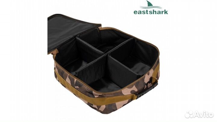 Сумка для 4 катушек EastShark camo 38*38*13