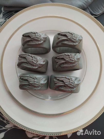 Керамические кольца для салфеток. Керамика. К