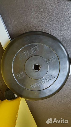 Спортивные блины 25 кг. 26 мм