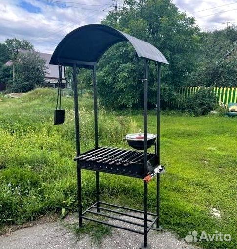 Мангал с крышей