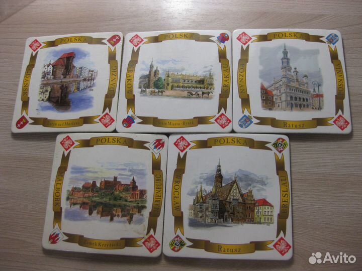 Подставки под пивные бокалы (бирдекели)