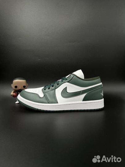 Кроссовки Nike Air Jordan 1 Low White / Green