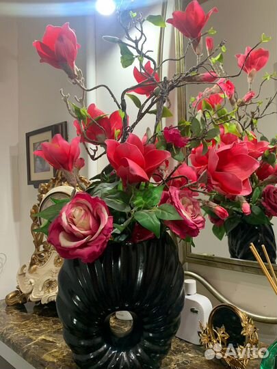 Искусственные цветы букеты для декора