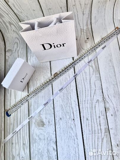 Колье чокер dior