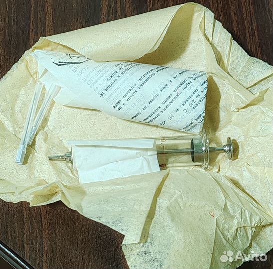 Шприц времен СССР super steril Chirana 10 мл