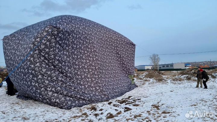 Бескаркасная палатка. Мобильный модуль