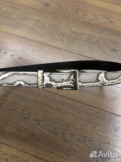 Ремень из кожи питона