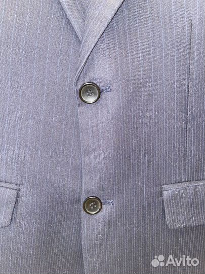 Пиджак брендовый темно-синий школьная форма 140 р