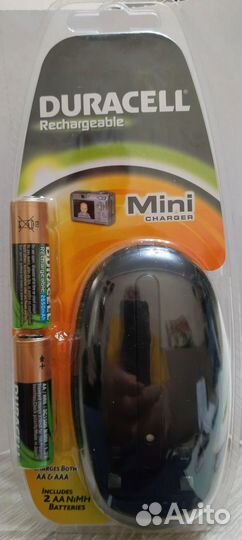 Зарядное ус-во duracell + 2 аккум. AA 2650mAh