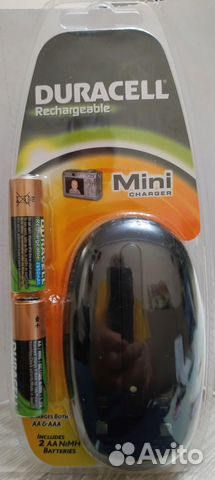 Зарядное ус-во duracell + 2 аккум. AA 2650mAh