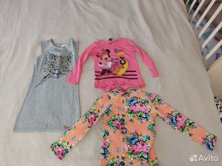 Вещи на девочку 4-6 лет пакетом