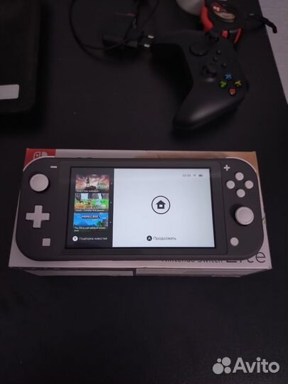 Nintendo switch lite + картридж мк11