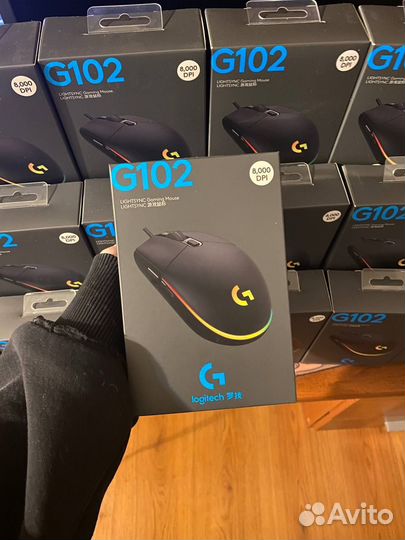 Игровая мышь Logitech G102 Lightsync новая