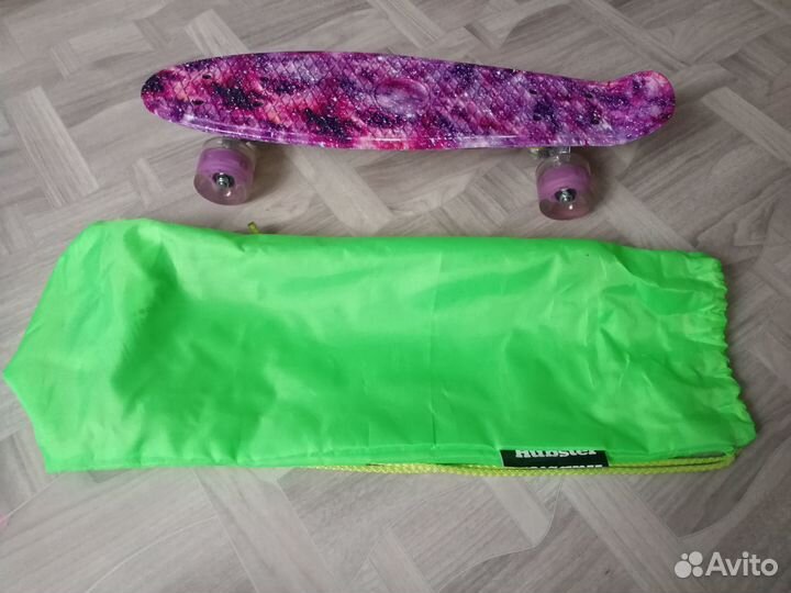 Скейтборд Пенниборд Круизер Светящиеся колеса