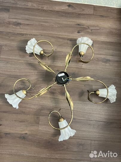 Люстра и 2 бра италия