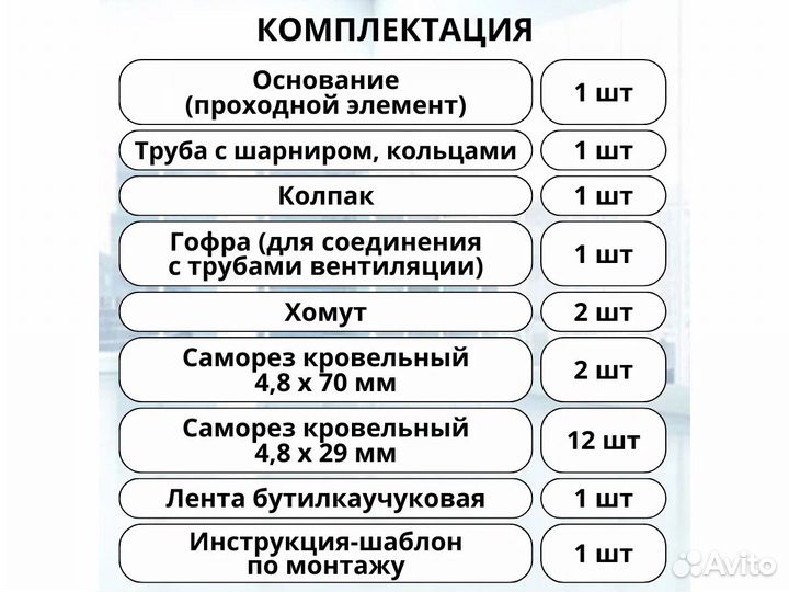 Вентиляционная труба для плоской кровли ral8017