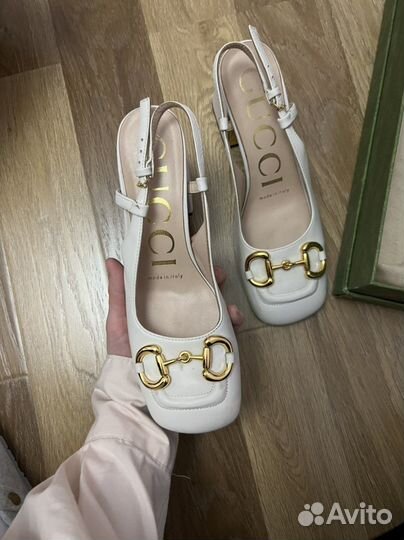 Босоножки из натуральной кожи gucci