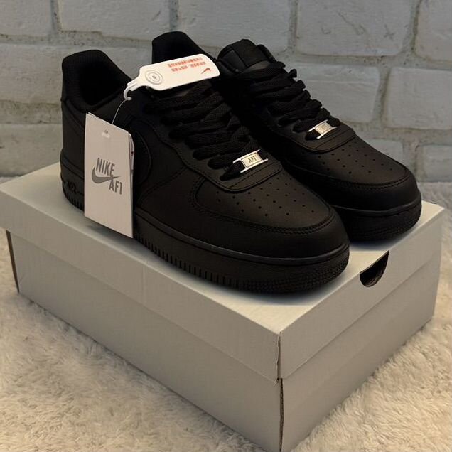 Nike air force 1 черные оригинал качество