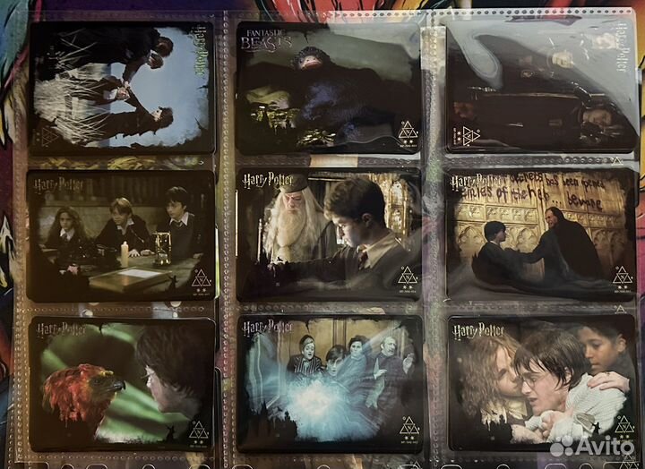 Карточки Гарри Поттер оригинальные