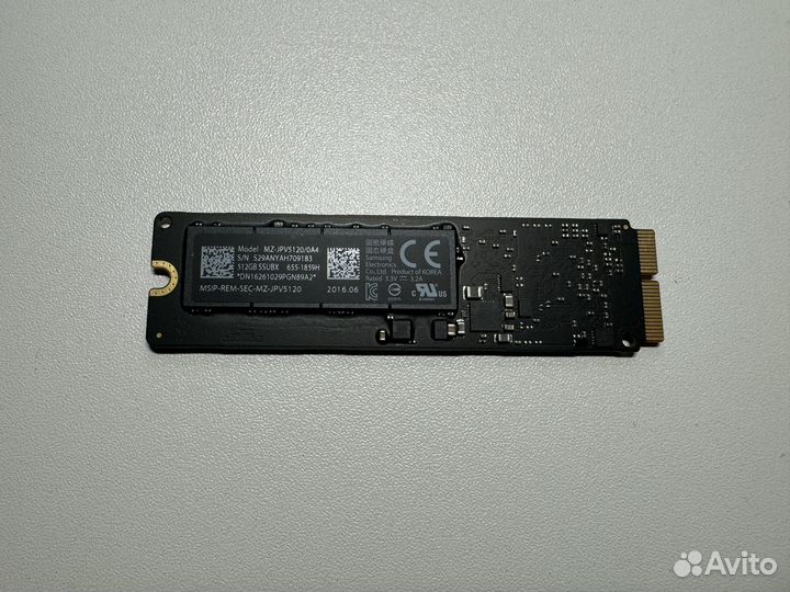 Macbook ssd 512gb