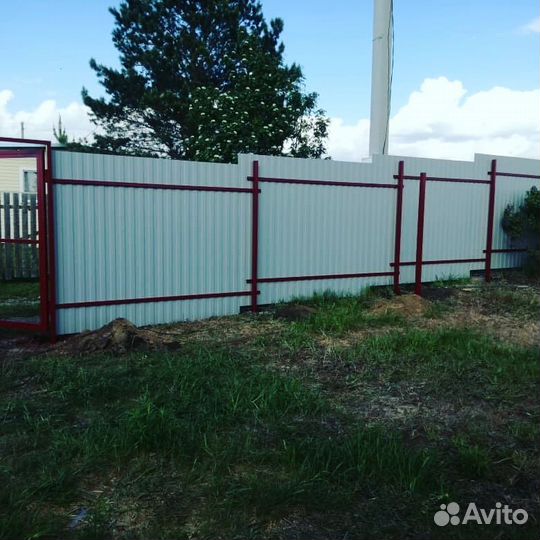 Забор из профлиста