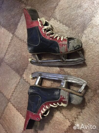 Коньки хоккейные советские