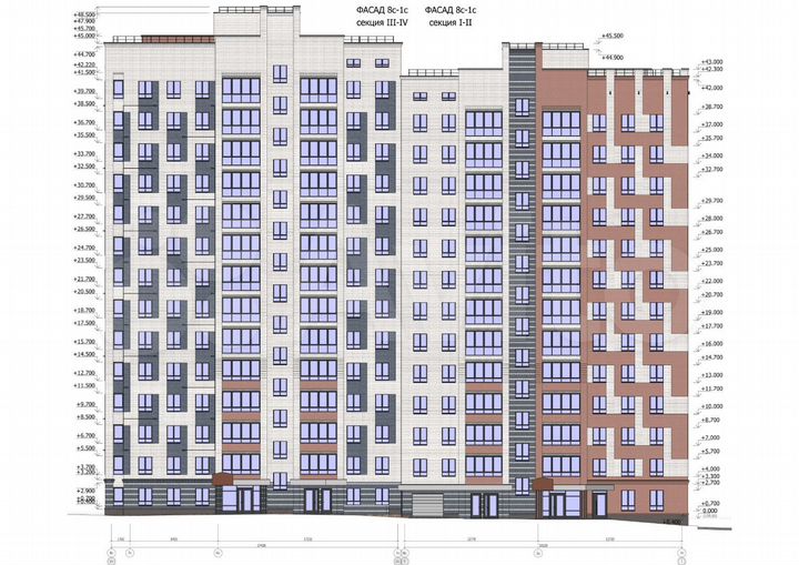 3-к. квартира, 61,6 м², 8/13 эт.