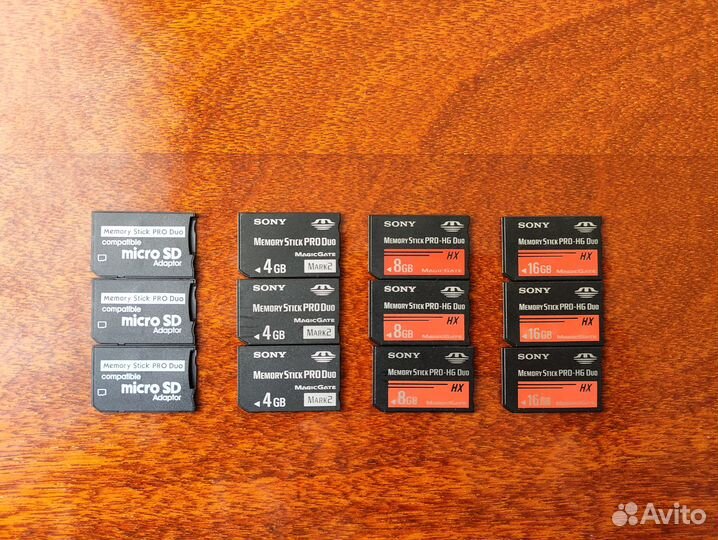 Карты Памяти PSP Sony MemoryStick PRO Duo Оригинал