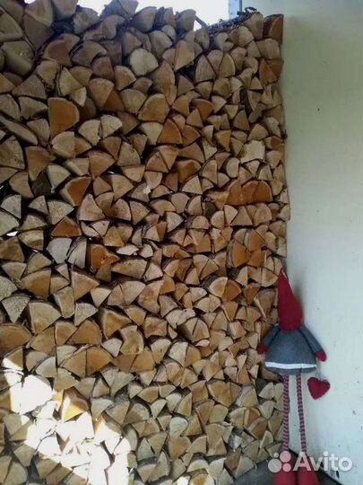 Дрова березовые. Колотые