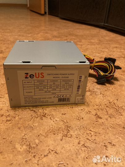 Блок питания 500Вт ZUS-500 Zeus