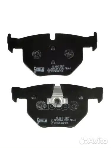 Колодки дисковые з. bmw e60 03 зад Stellox 1863