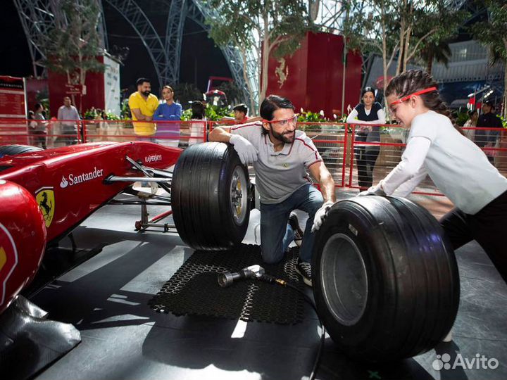 Дубай Топ-Экскурсия Билеты в парк Ferrari World с обедом